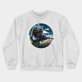 Tactical Bison Buffalo Crewneck Sweatshirt